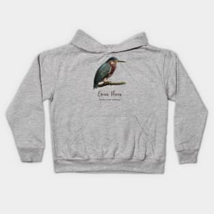 Green Heron - The Bird Lover Collection Kids Hoodie